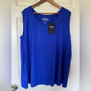 NWT Ulla Popken Blue Tank Top - 20/22